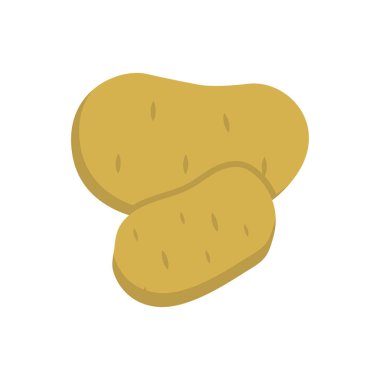 Renk gıda düz vektör simgesi