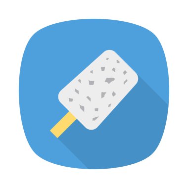 Renk gıda düz vektör simgesi