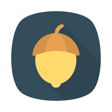 Renk gıda düz vektör simgesi