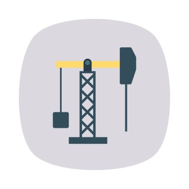 Vinç lifter vinç vektör çizim 