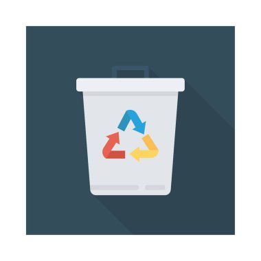 Enerji düz vektör simgesi