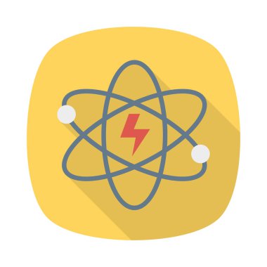 atom güç enerji vektör çizim 