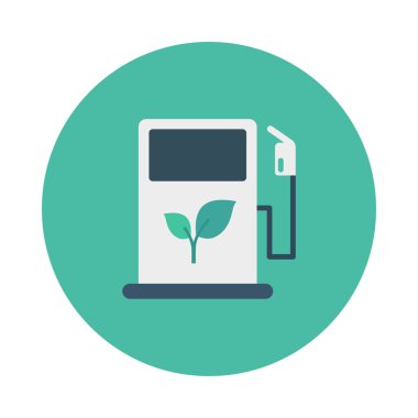 Enerji düz vektör simgesi