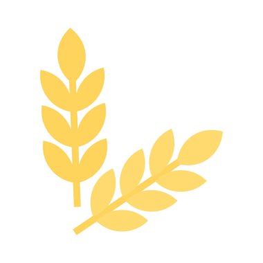 yiyecek düz vektör simgesi