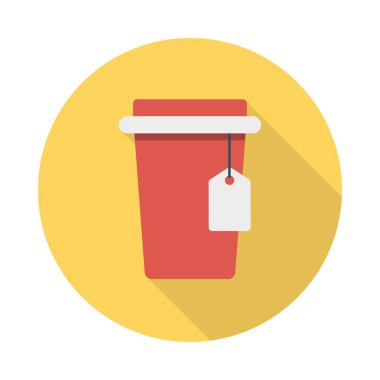 yiyecek düz vektör simgesi