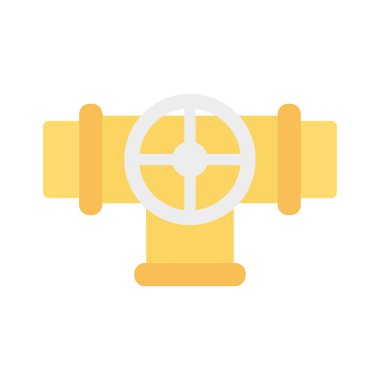 Enerji düz vektör simgesi