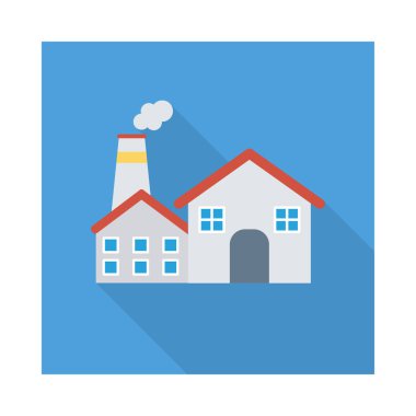 Enerji düz vektör simgesi