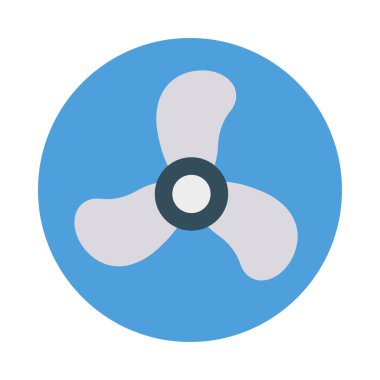 Enerji düz vektör simgesi