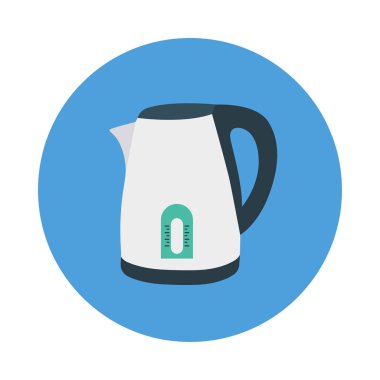 su ısıtıcısı çay sıcak vektör çizim 