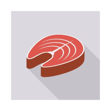 yiyecek düz vektör simgesi