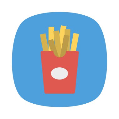 yiyecek düz vektör simgesi