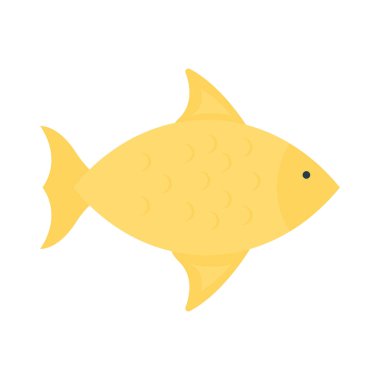 yiyecek düz vektör simgesi