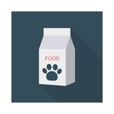 yiyecek düz vektör simgesi