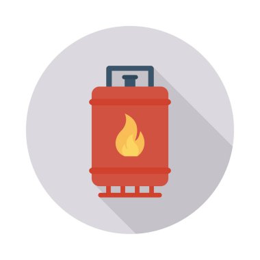 Renk enerji düz vektör simgesi