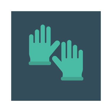 Renk enerji düz vektör simgesi