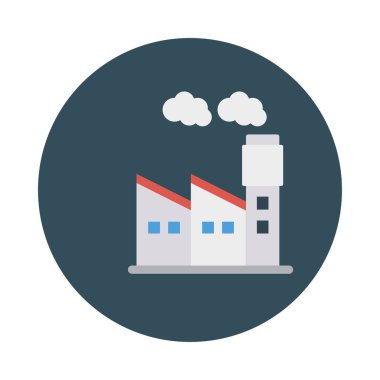 Renk enerji düz vektör simgesi