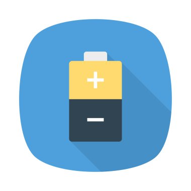 meyilli Akümülatör şarj vektör çizim 