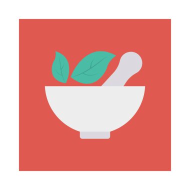 yiyecek düz vektör simgesi