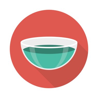 yiyecek düz vektör simgesi