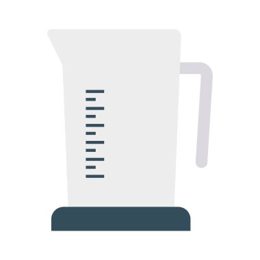 su sürahi düz simgesi, vektör, illüstrasyon