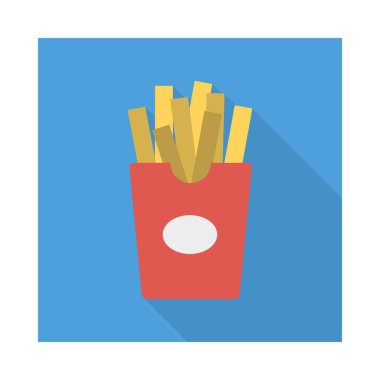 yiyecek düz vektör simgesi