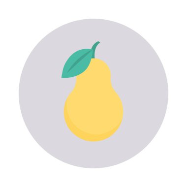 Armut meyve gıda vektör çizim 