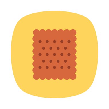 yiyecek düz vektör simgesi