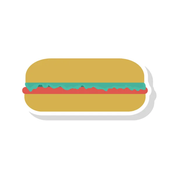 Nourriture Plat Vecteur Icône — Image vectorielle