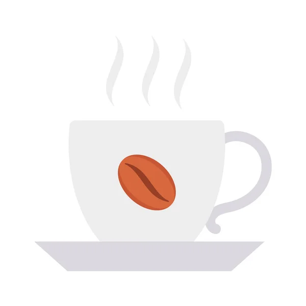 Coffee Cup Flat Icon Vector Illustration — Stock Vector