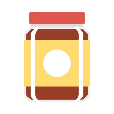 yiyecek düz vektör simgesi