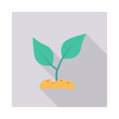 Renk enerji düz vektör simgesi