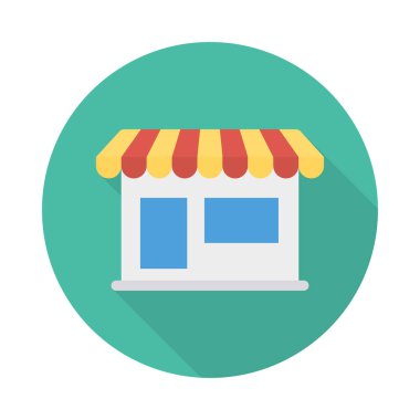 yiyecek düz vektör simgesi