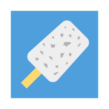 yiyecek düz vektör simgesi