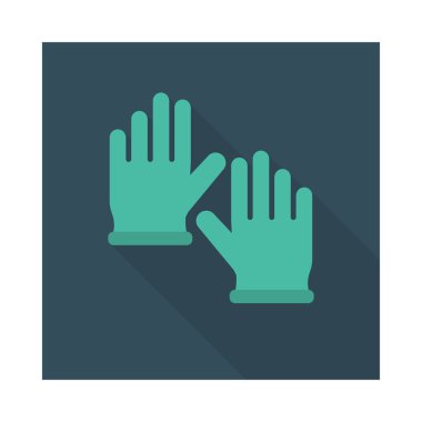 Renk enerji düz vektör simgesi