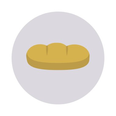 somun ekmek fırın vektör çizim 