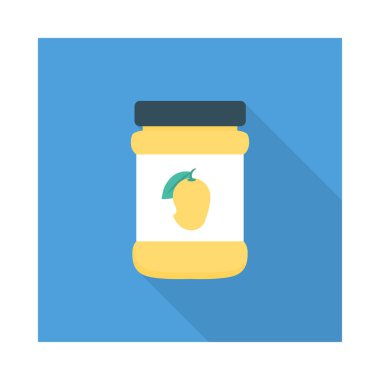 yiyecek düz vektör simgesi