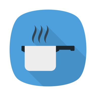 yiyecek düz vektör simgesi