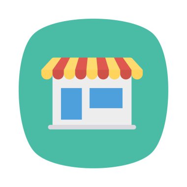 yiyecek düz vektör simgesi