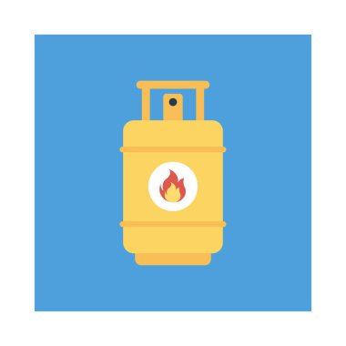 Renk enerji düz vektör simgesi