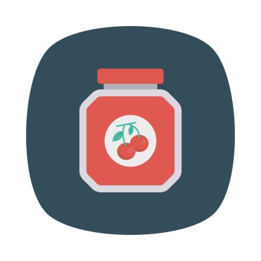 reçel kavanoz tatlı vektör çizim 