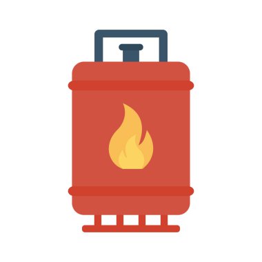 Renk enerji düz vektör simgesi