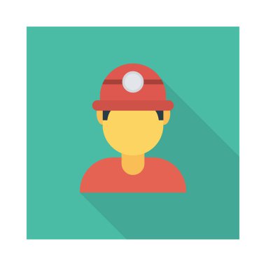 Renk enerji düz vektör simgesi