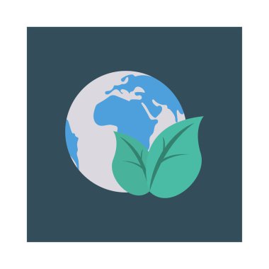 Renk enerji düz vektör simgesi