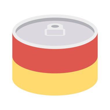 olabilir içecek düz simgesi, vektör, illüstrasyon  