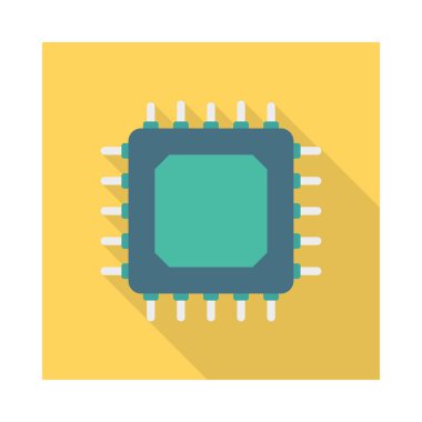 Renk enerji düz vektör simgesi