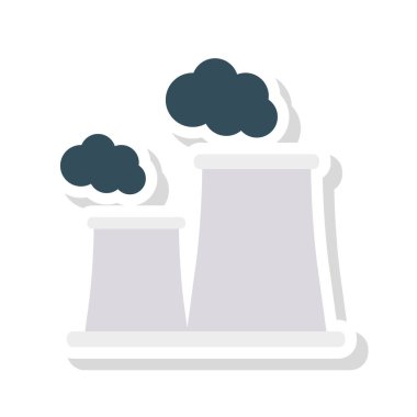 bitki Fabrika Sanayi vektör çizim 