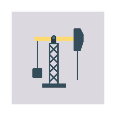 Renk enerji düz vektör simgesi