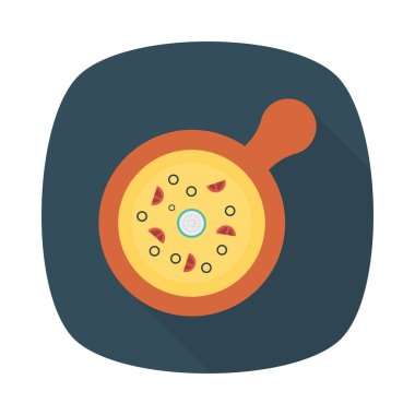 pizza dilimi lokanta vektör çizim 