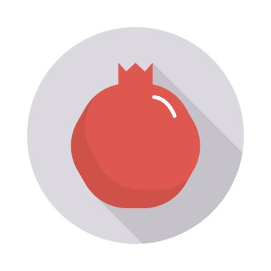 nar meyve sağlıklı vektör çizim 