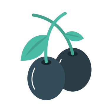 yaban mersini meyve gıda vektör çizim 